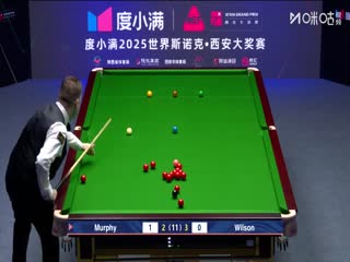 2025斯诺克西安大奖赛半决赛 肖恩·墨菲6-4加里·威尔逊（秦正） 20251012封面图