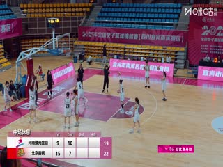 全国女子篮球锦标赛 河南豫光金铅VS北京首钢园 20251015封面图