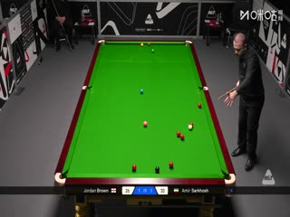 苏格兰公开赛资格赛 乔丹·布朗1-4阿米尔·萨克霍什 20251015封面图