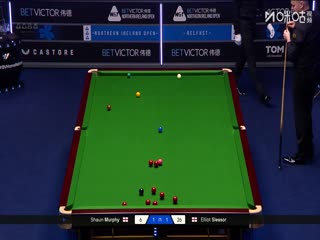 2025斯诺克北爱尔兰公开赛32进16 埃利奥特·斯莱塞2-4肖恩·墨菲 20251022封面图