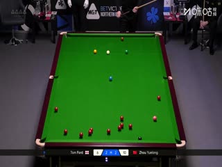 2025斯诺克北爱尔兰公开赛四分之一决赛 汤姆·福德4-5周跃龙（朱峰立） 20251025封面图