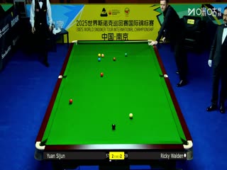 2025斯诺克国际锦标赛延期资格赛第一轮 袁思俊6-4里奇·沃顿 20251102封面图