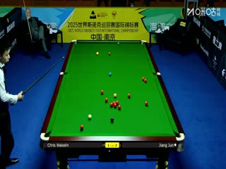 2025斯诺克国际锦标赛延期资格赛第一轮 江俊2-6克里斯·沃克林 20251102封面图