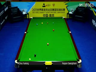 2025斯诺克国际锦标赛64进32 周跃龙4-6诺鹏·桑卡姆 20251103封面图