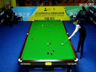 2025斯诺克国际锦标赛32进16 尼尔·罗伯逊6-3袁思俊 20251104封面图